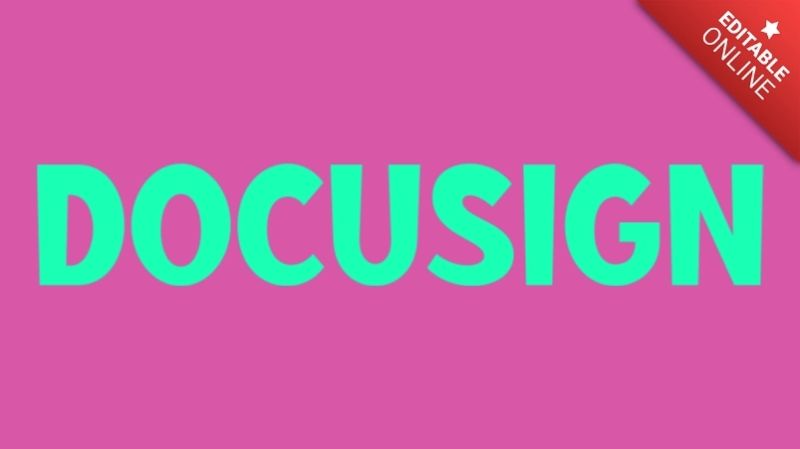 Docusign Bistro Text Effect Generator - Nature Art Collection - HD Quality