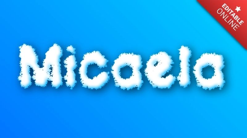 Micaela Big Text Effect Generator - Artistic HD City Photos | Free Download
