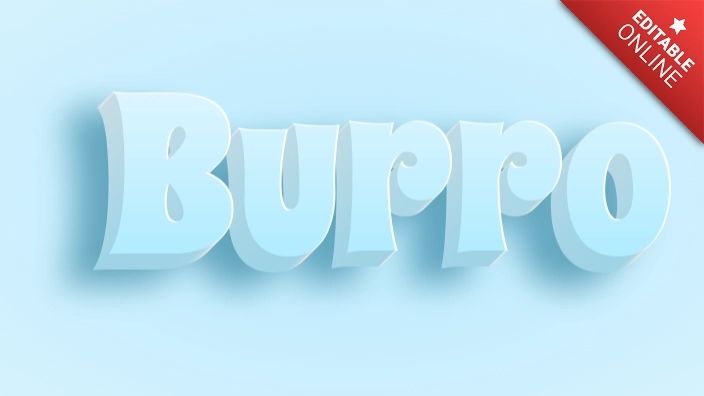 Burro King 3d Text Effect Generator - Amazing High Resolution Mountain Textures | Free Download