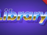 Library Designer Text Effect Generator