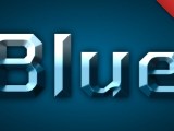 Blue Text Effect Generator