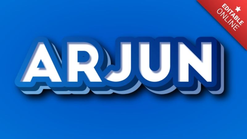 Arjun Modern Text Effect Generator - Premium Vintage Design Gallery - Desktop