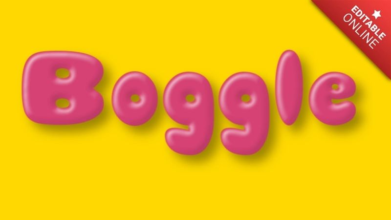 Balls With Colored Letters Boggle Style Text Effect Generator - Minimal Backgrounds - High Quality Mobile Collection