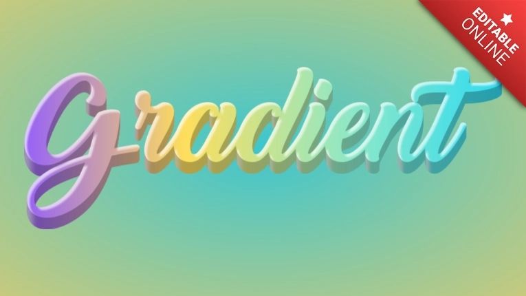 3d Font Effect With Gradient Studio - Best Gradient Designs in Retina