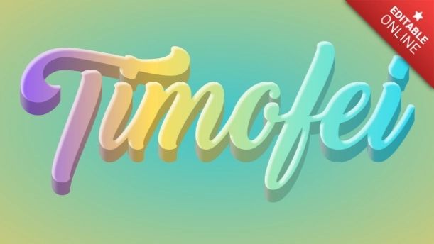 Timofei Heaven Text Effect Generator - Premium Gradient Photo Gallery - Desktop