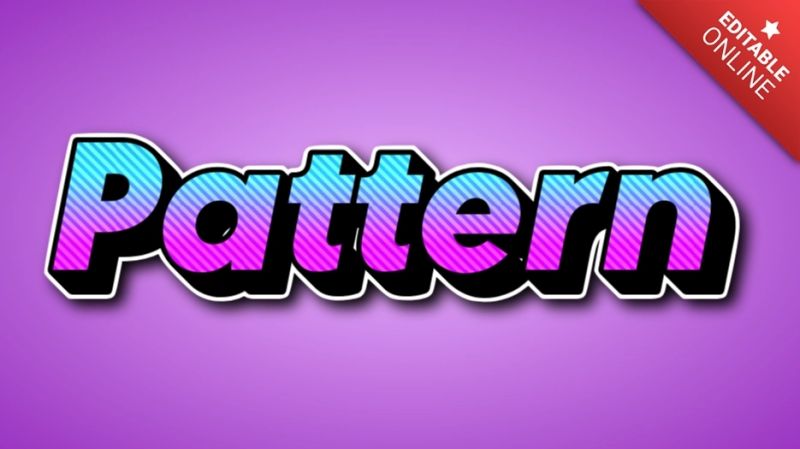 Text Pattern W Thru Notes Patchstorage - Best Light Patterns in High Resolution