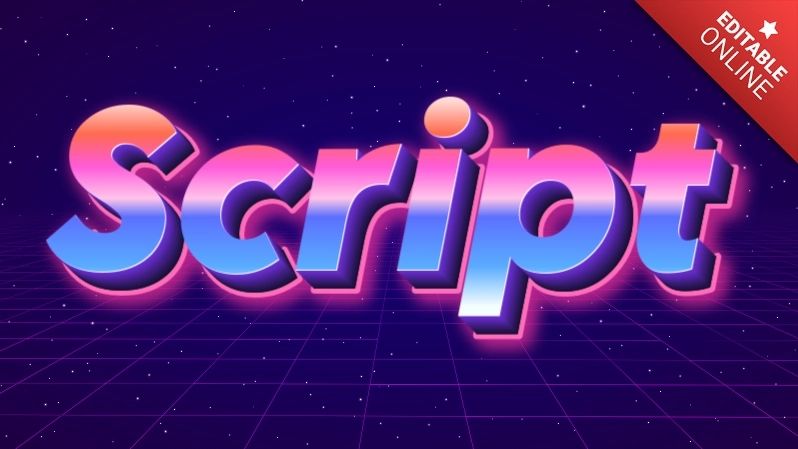 80s Script Pdf - Download Creative Sunset Photo | High Resolution