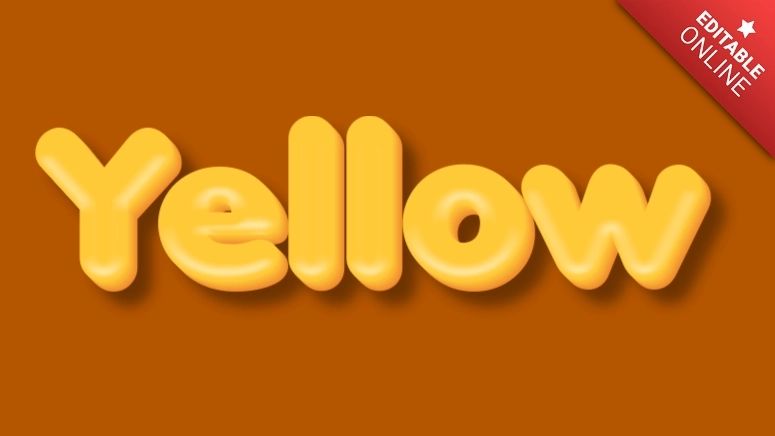 641 Yellow White 3d Text Effect Generator - Amazing Abstract Wallpaper - Mobile