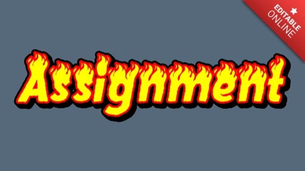 Assignment Font Text Effect Generator - Minimal Photo Collection - Mobile Quality