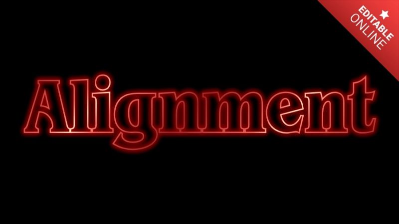 Alignment Designer Text Effect Generator - Beautiful Mobile Landscape Designs | Free Download