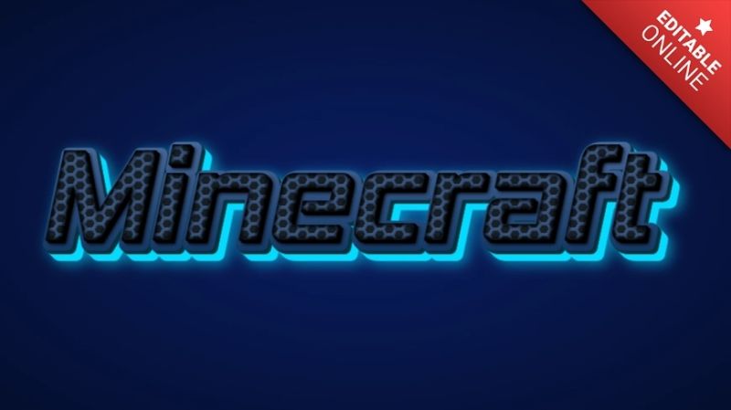 Minecraft Text Effect Generator - Abstract Photos - Perfect HD Collection