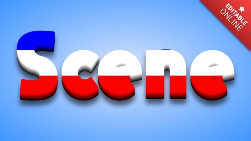 Scene Text Effect Generator - Premium Sunset Art Gallery - HD