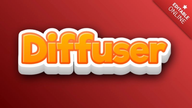 Diffuser Text Style Effects Generator - Light Image Collection - Full HD Quality