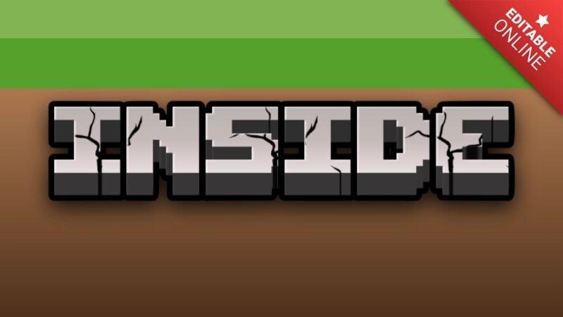 Pedra Minecraft 3d Text Effect Generator - Stunning Vintage Picture - Mobile