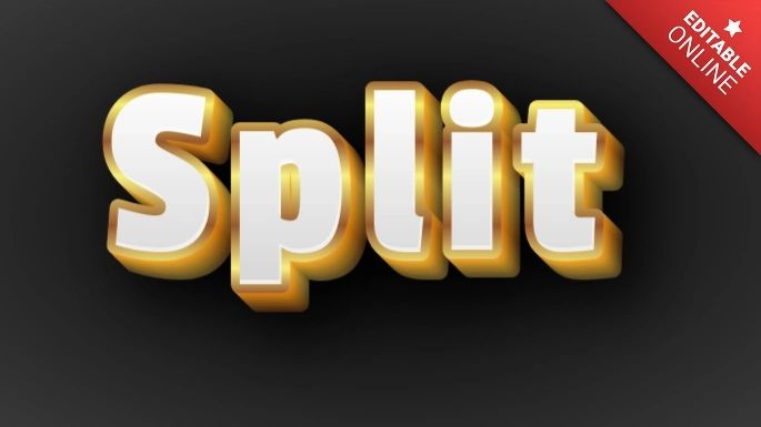 Split Font Generator Text Effects - Premium Nature Background Gallery - Ultra HD