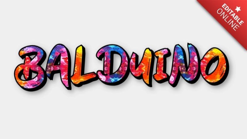 Balduino Style On Black Candy Text Effect Generator - Download High Quality Mountain Background | 8K