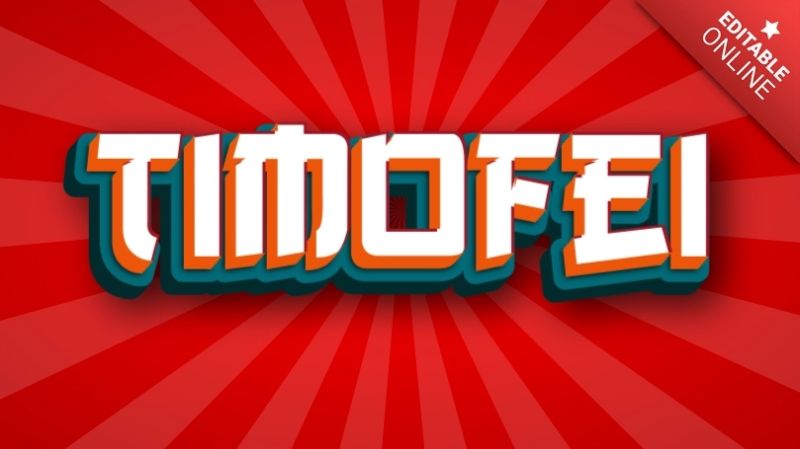 Timofei Heaven Text Effect Generator - Abstract Textures - Creative 4K Collection