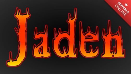 Jaden Text Effect Generator - Premium Dark Background Gallery - 4K