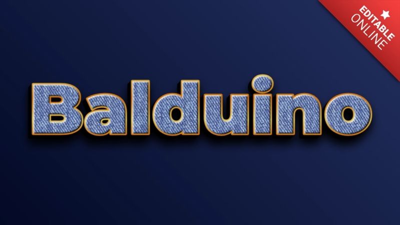Balduino Golden Texture 3d Text Effect Generator - Stunning City Image - HD