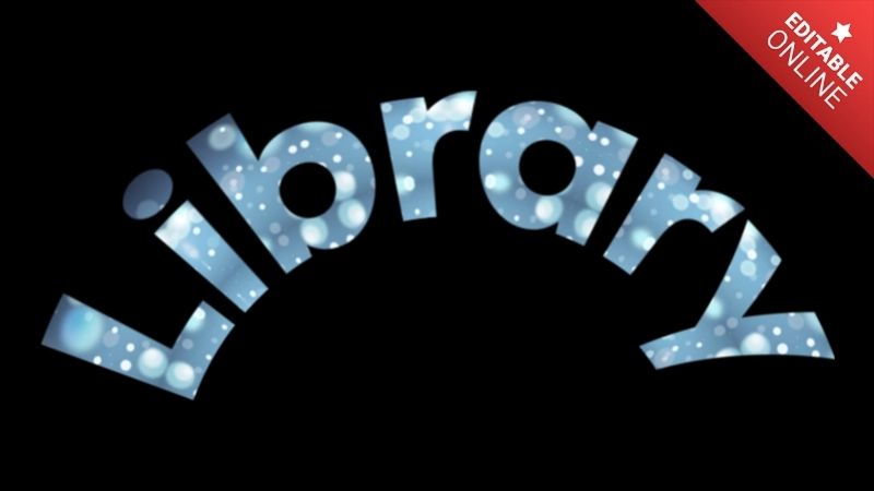 Library Text Effect Generator - Download Professional Vintage Background | 4K