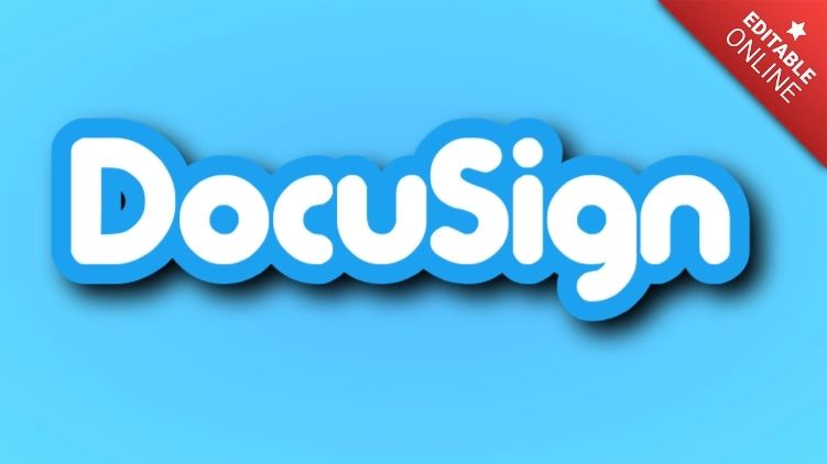 Docusign Blue Light 3d Text Effect Generator - Best Landscape Backgrounds in Desktop