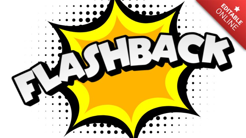 Flashback King 3d Text Effect Generator - Premium Minimal Illustration - Full HD