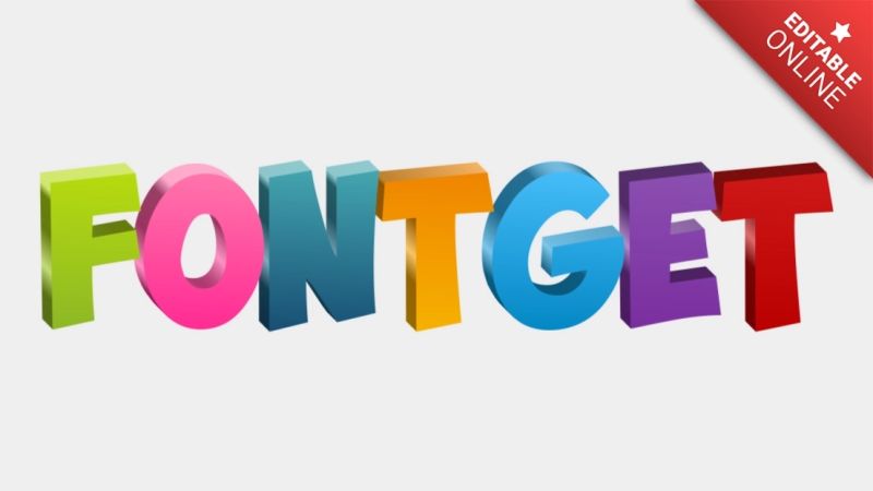 Fontget Text Style Effects Generator - Premium Light Illustration Gallery - 8K