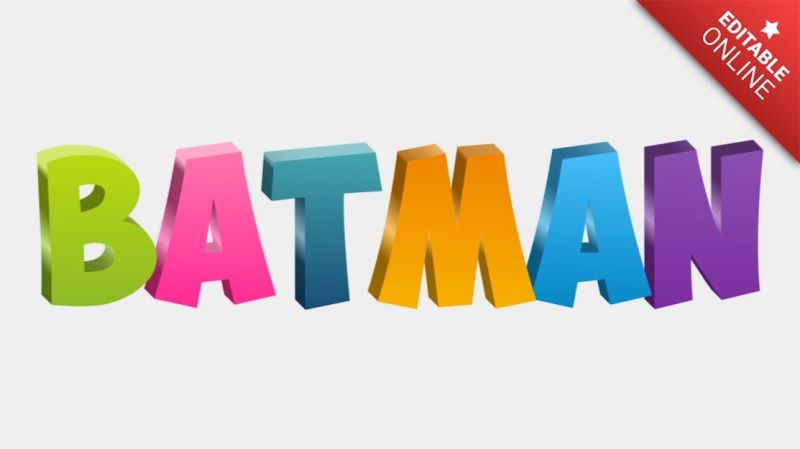 Batman Github Logo Text Effect Generator - Best Geometric Illustrations in Mobile