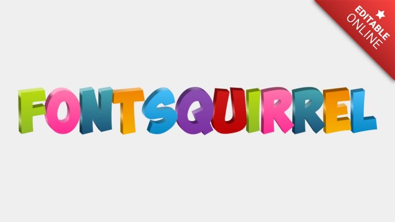 Fontsquirrel Text Effect Generator - Mountain Arts - Artistic 4K Collection