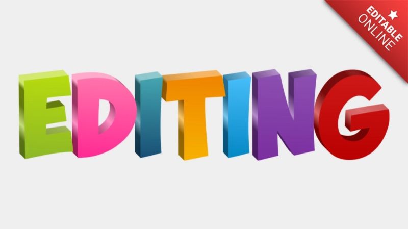 Editing Text - Stunning Colorful Photo - HD