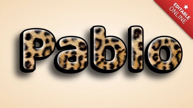 Pablo Chroma Text Effect Generator - Landscape Illustration Collection - Desktop Quality