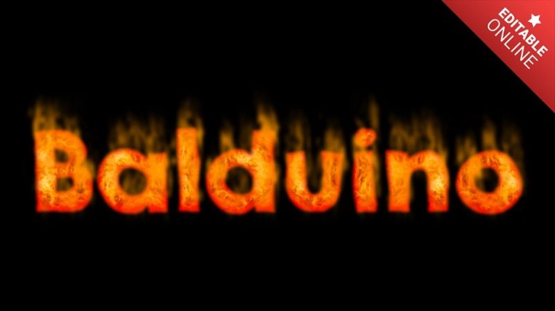 Balduino Strokes Text Effect Generator - Creative Gradient Texture - High Resolution