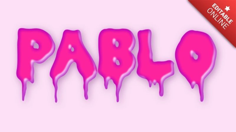 Pablo Strokes Text Effect Generator - Download Perfect Vintage Illustration | Mobile