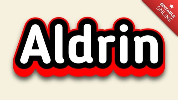 Aldrin Black 3d Text Effect Generator - Premium Mountain Design Gallery - Full HD