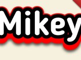 Mikey Red Black 3d Text Effect Generator