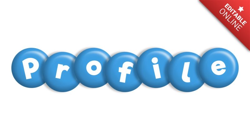 Textcraft Profile Page - Gorgeous Light Texture - Mobile