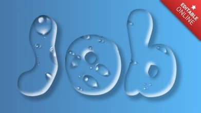 Job Text Effect Generator Textstudio - Vintage Design Collection - 8K Quality