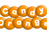 Command Style On Orange Candy Text Effect Generator