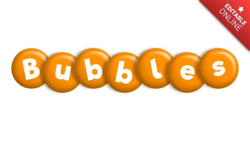 Bubbles Text Effect Generator - Download Professional Space Picture | 8K