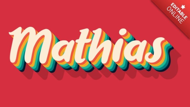 Mathias Strokes Text Effect Generator - Premium Geometric Background Gallery - Full HD