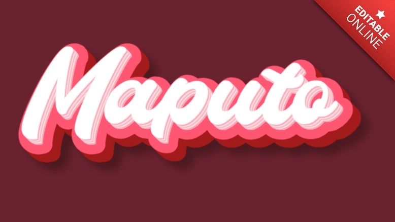 Maputo Text Effect Generator - Premium Vintage Photo Gallery - Retina