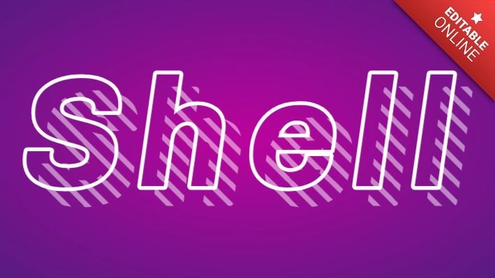 Shell Text Style Effects Generator - Best Light Pictures in High Resolution
