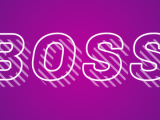 Command Style Line Shadow Strip Text Effect Generator