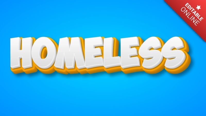 Homeless Text Effect Generator - Download Premium Nature Art | Retina