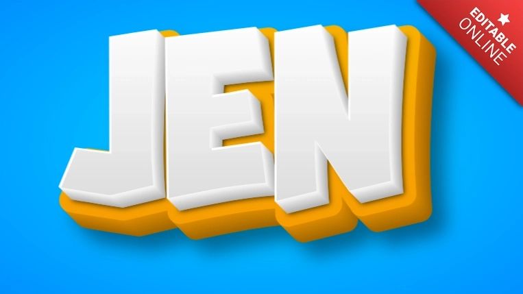 Jen Text Effect Generator - Modern 8K Dark Photos | Free Download