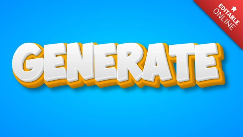 Text Generate Effect - Amazing 8K Colorful Illustrations | Free Download