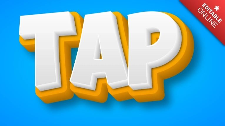 Tap Text Style Effects Generator - 8K Nature Patterns for Desktop