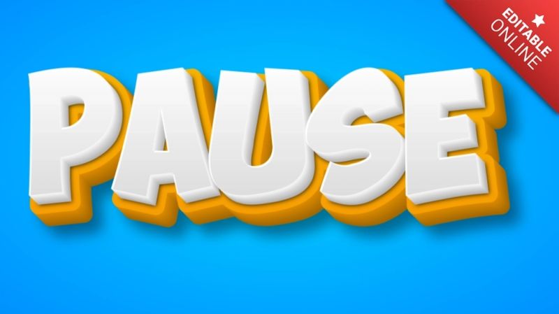 Pause Text Effect Generator Textstudio - Vintage Backgrounds - Beautiful Retina Collection