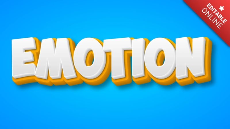 Premium Vector Emotion Editable Text Effect - Premium Sunset Image Gallery - Desktop