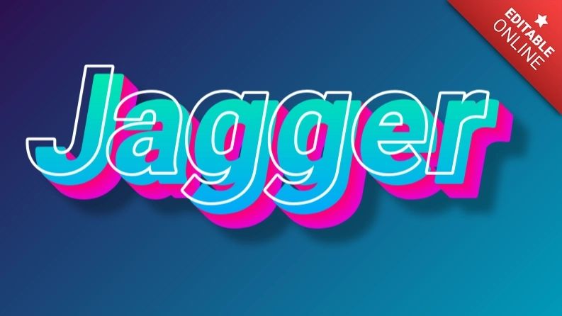 Jagger Pink 3d Text Effect Generator - Download Gorgeous Landscape Illustration | HD